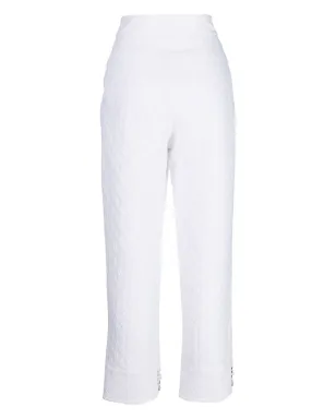 SHIATZY CHEN embroidered-pearl cropped trousers - サムネイル2