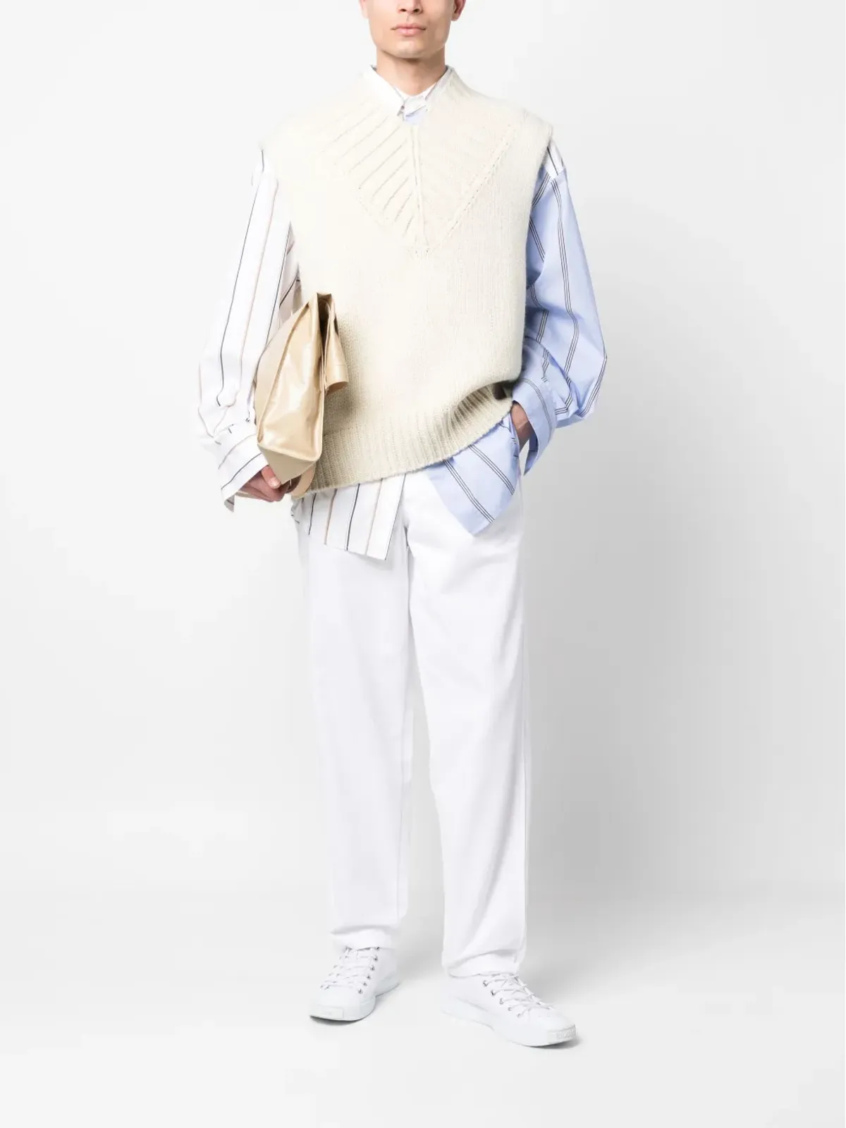 Comme Des Garçons Shirt ストレートレッグパンツ - 画像2