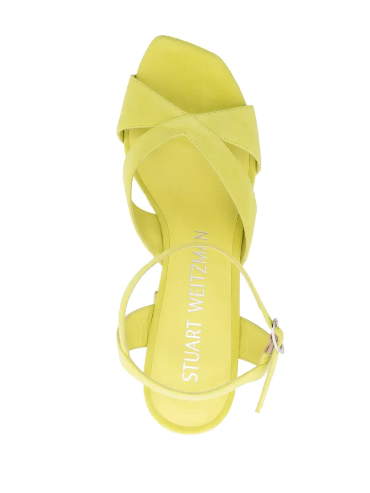 Stuart Weitzman Miami 140mmプラットフォームサンダル - グリーン - 画像4