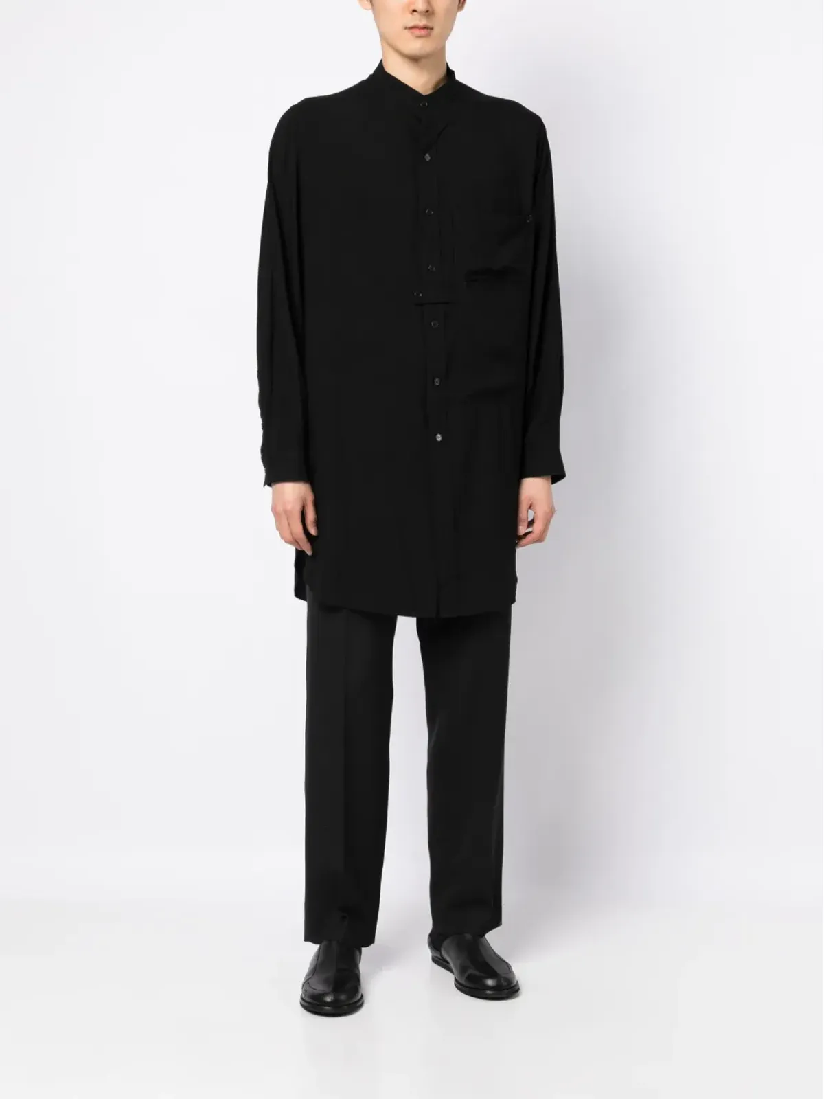 Yohji Yamamoto オーバーサイズ長袖シャツ - 画像2