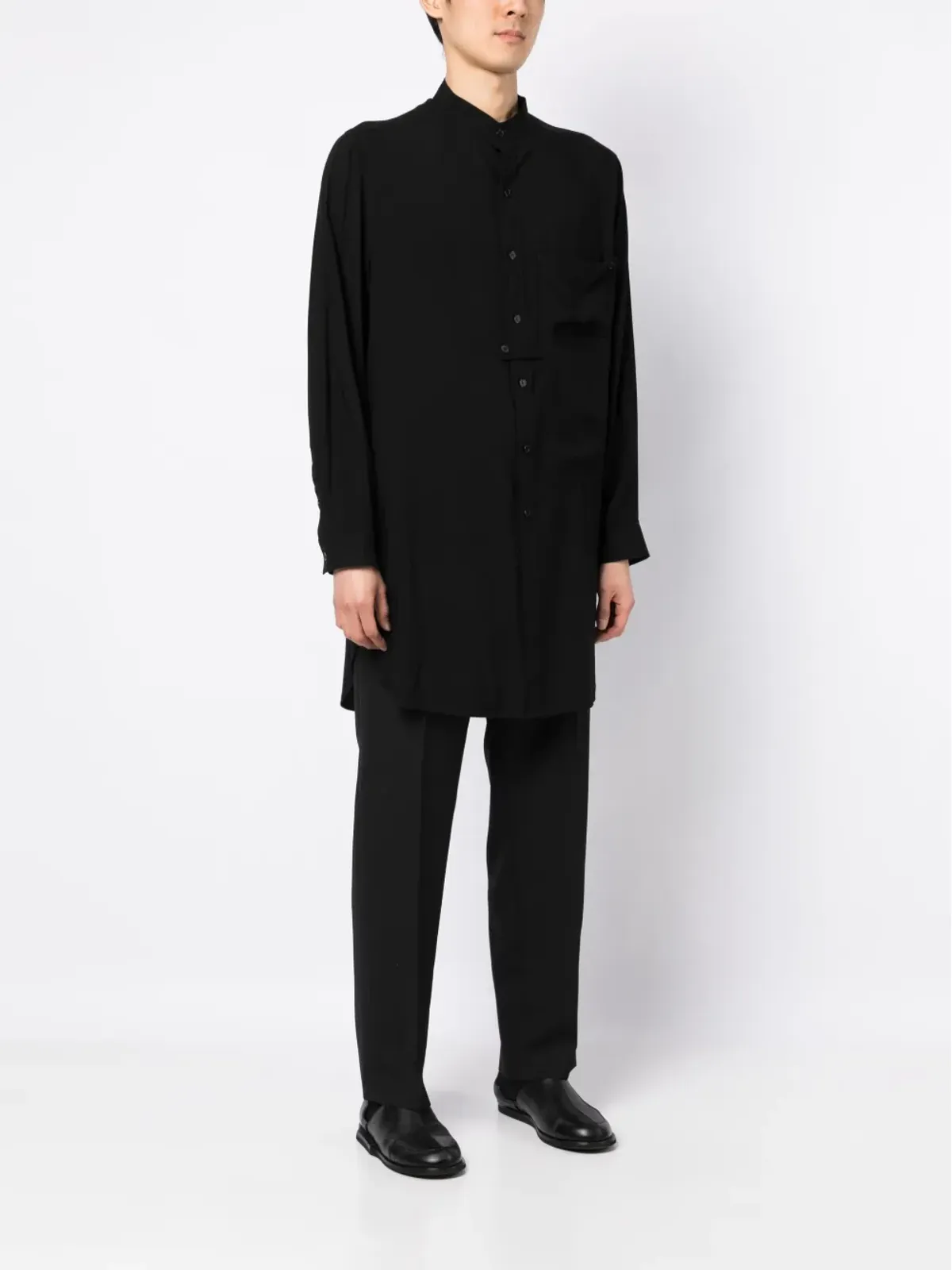 Yohji Yamamoto オーバーサイズ長袖シャツ - 画像3