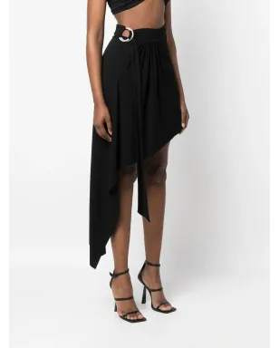 Alexandre Vauthier リングディテール ベルト付き アシンメトリックスカート - サムネイル3