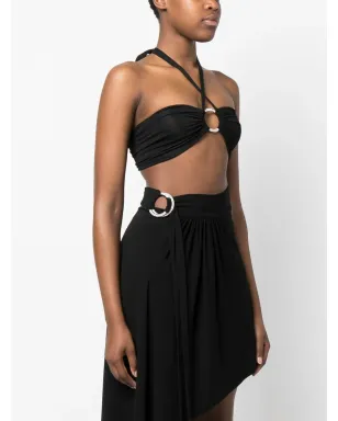 Alexandre Vauthier エンブリッシュド・リング ホルターネック・クロップトップ - サムネイル3