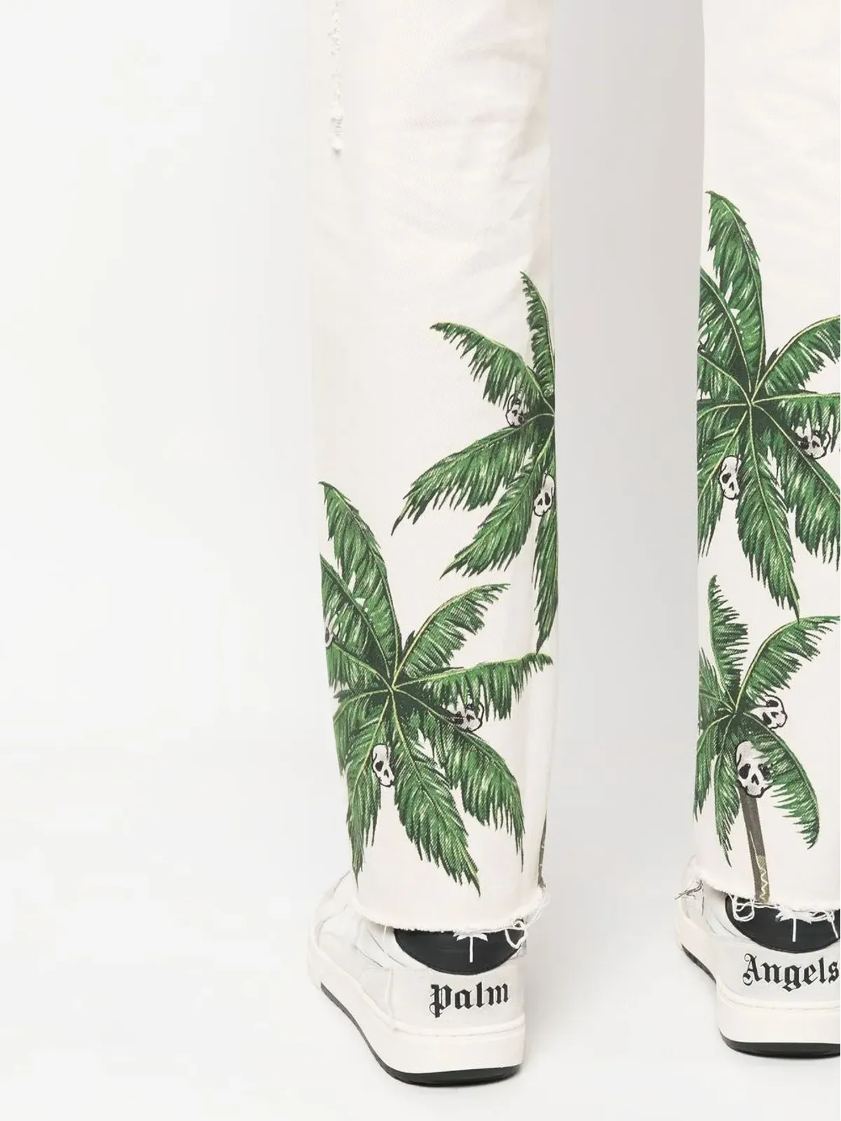 Palm Angels パームツリー柄ストレートジーンズ - 画像5