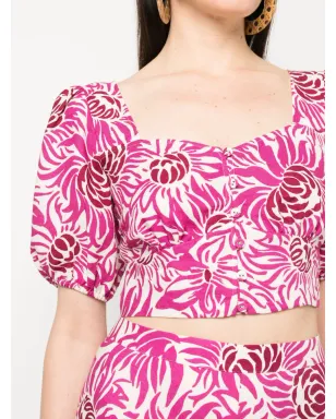 DVF Diane von Furstenberg 花柄プリントの半袖トップス - サムネイル5
