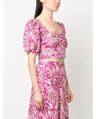 DVF Diane von Furstenberg 花柄プリントの半袖トップス - サムネイル3