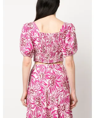 DVF Diane von Furstenberg 花柄プリントの半袖トップス - サムネイル4