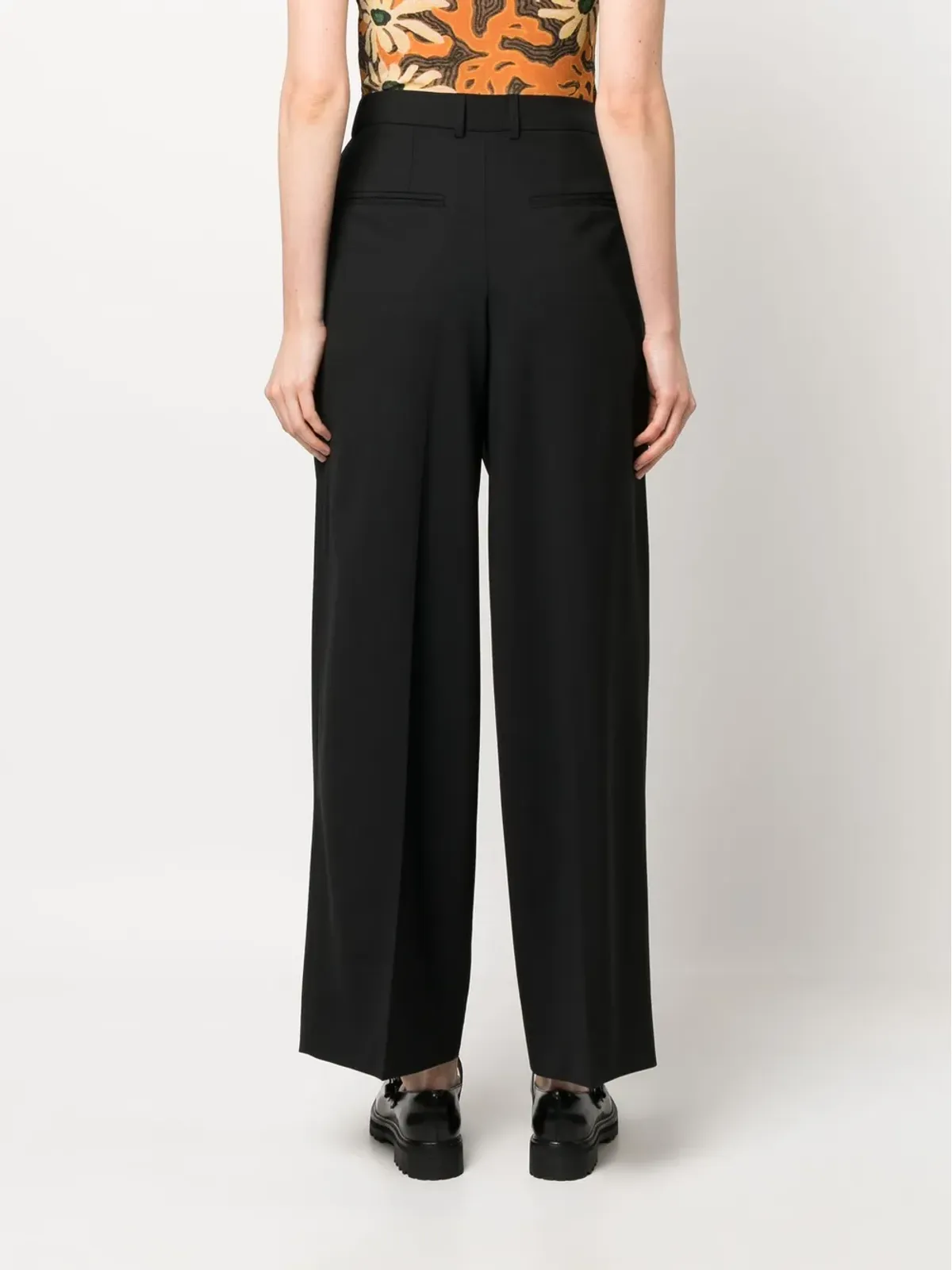 AZ FACTORY Alex wide-leg trousers - Black - 画像4