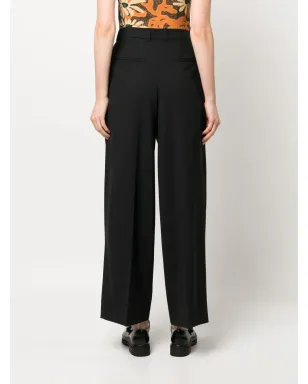 AZ FACTORY Alex wide-leg trousers - Black - サムネイル4