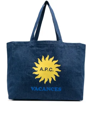 A.P.C. Vacances-print トートバッグ - サムネイル1