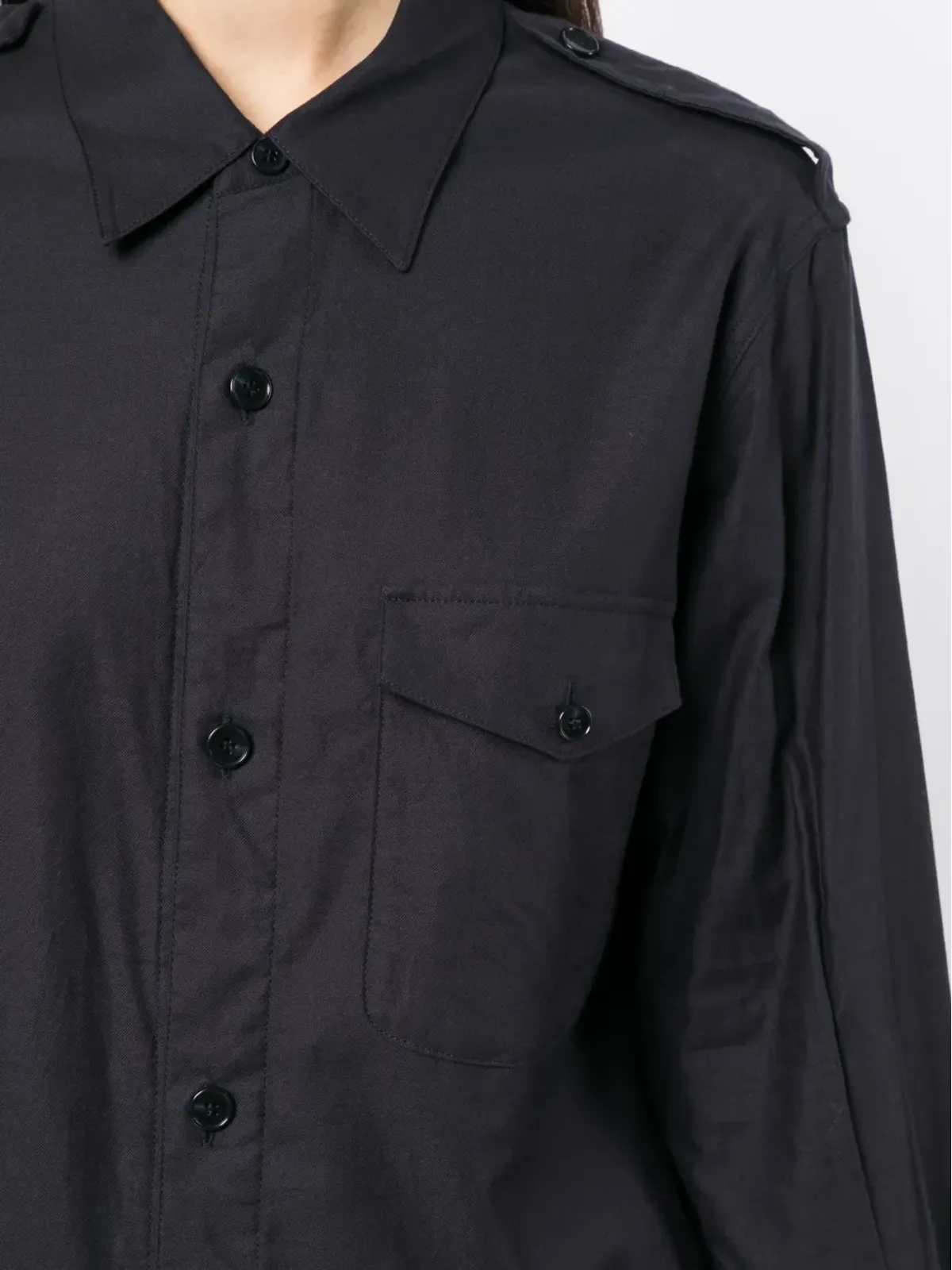 Yohji Yamamoto 長袖コットンシャツ - 画像5