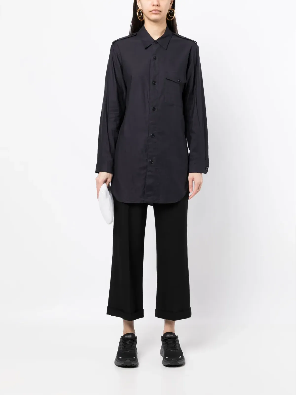 Yohji Yamamoto 長袖コットンシャツ - 画像2