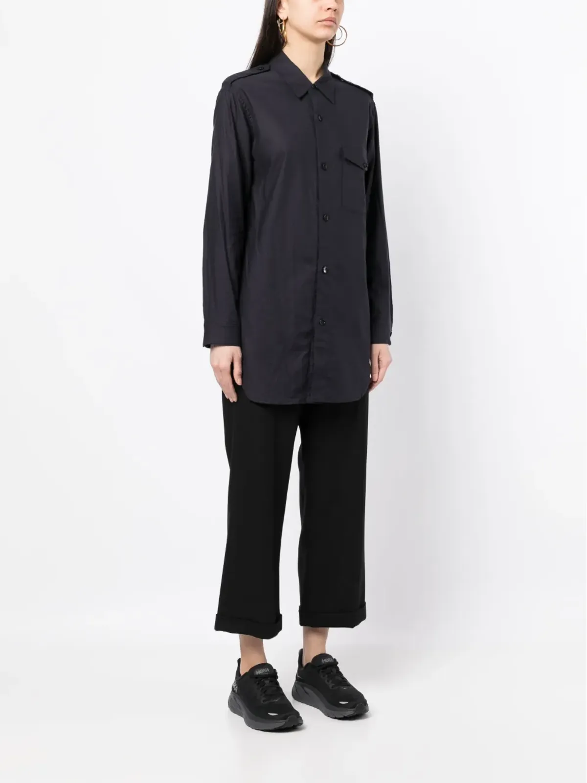 Yohji Yamamoto 長袖コットンシャツ - 画像3