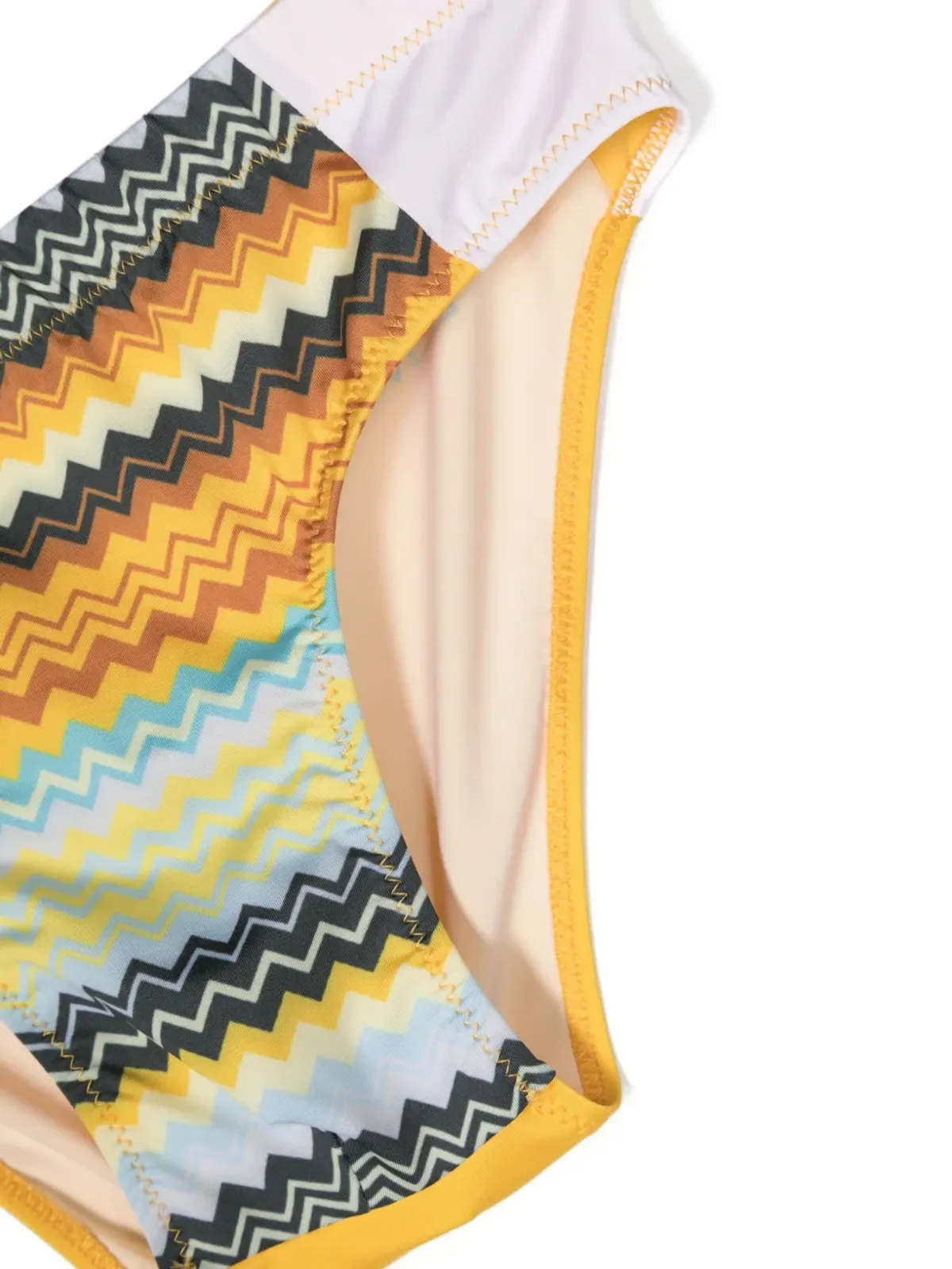 Missoni Kids グラフィックプリント スイムトランクス イエロー - 画像2