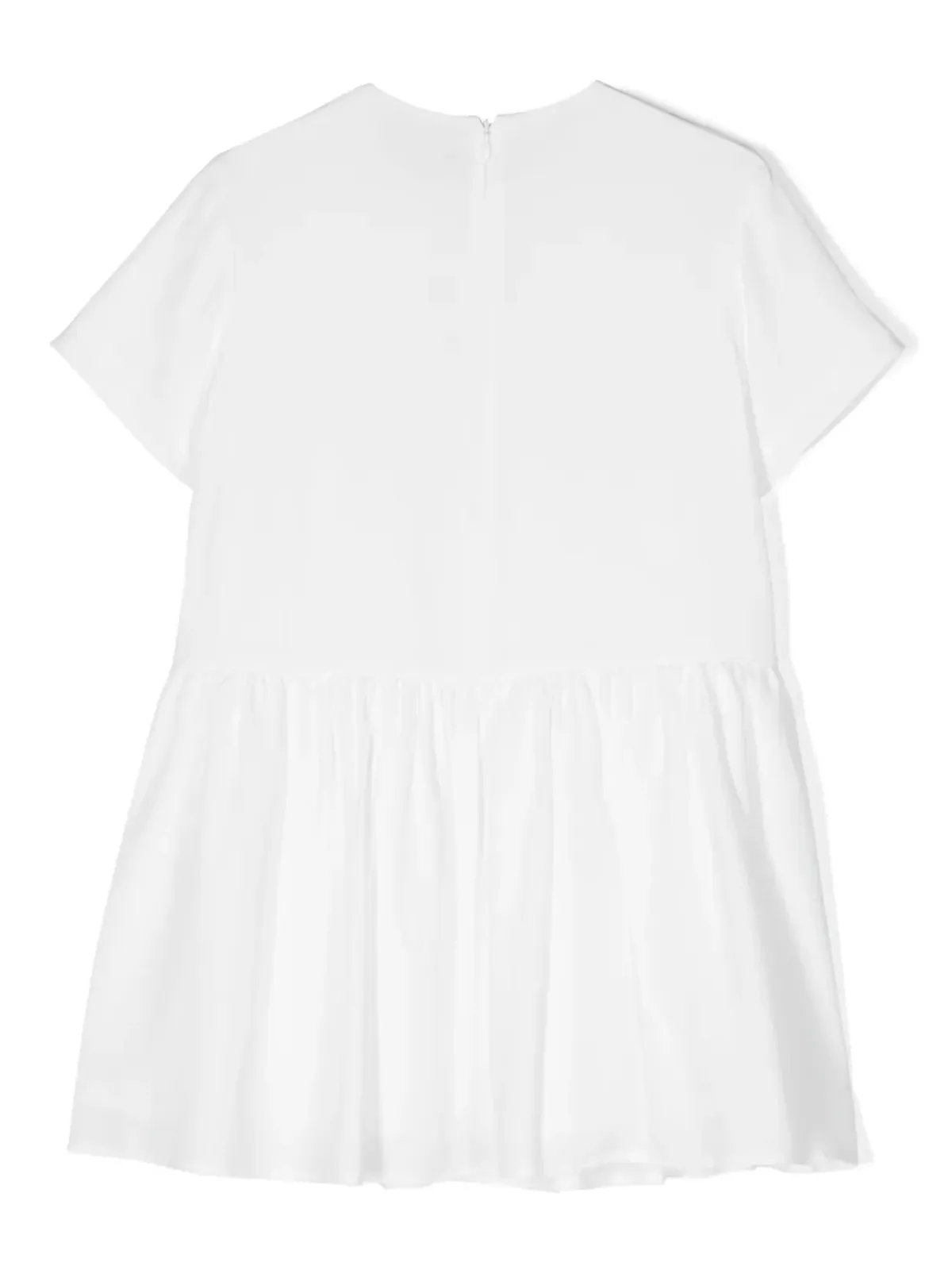 Missoni Kids zigzag-detail short-sleeve dress - White - 画像2