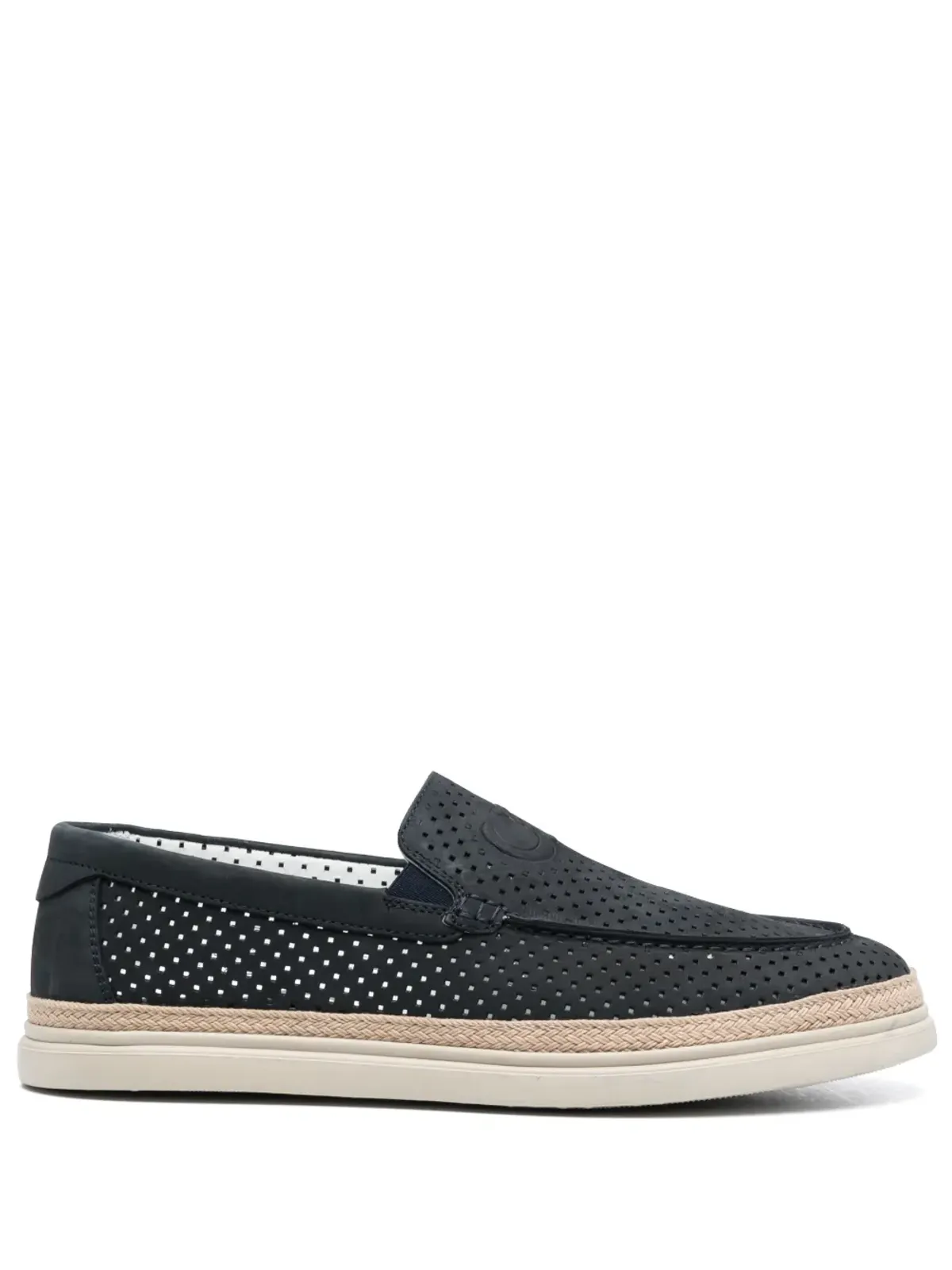 Casadei ヌバック パーフォレーテッドレザー エスパドリーユ - 画像1
