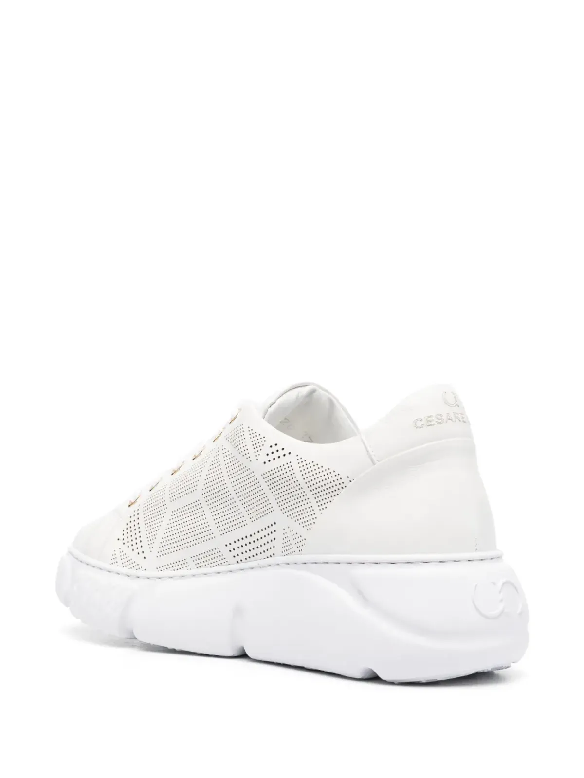 Casadei ローカット レースアップスニーカー ホワイト - 画像3