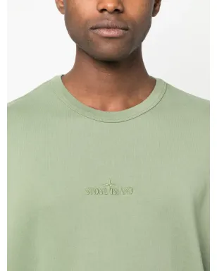 Stone Island 刺繍ロゴ入りコットン スウェットシャツ - サムネイル5