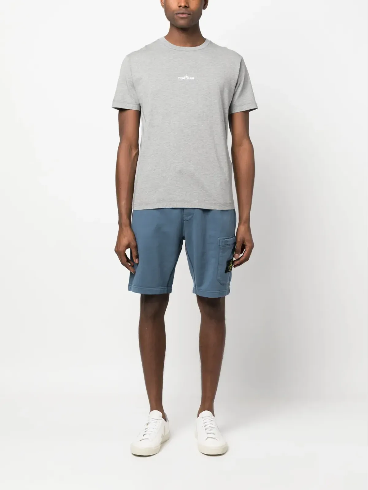 Stone Island ロゴパッチディテールショーツ - 画像2