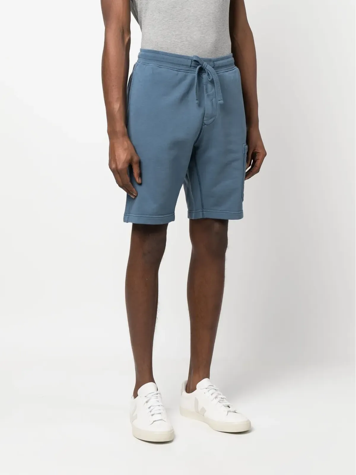 Stone Island ロゴパッチディテールショーツ - 画像3