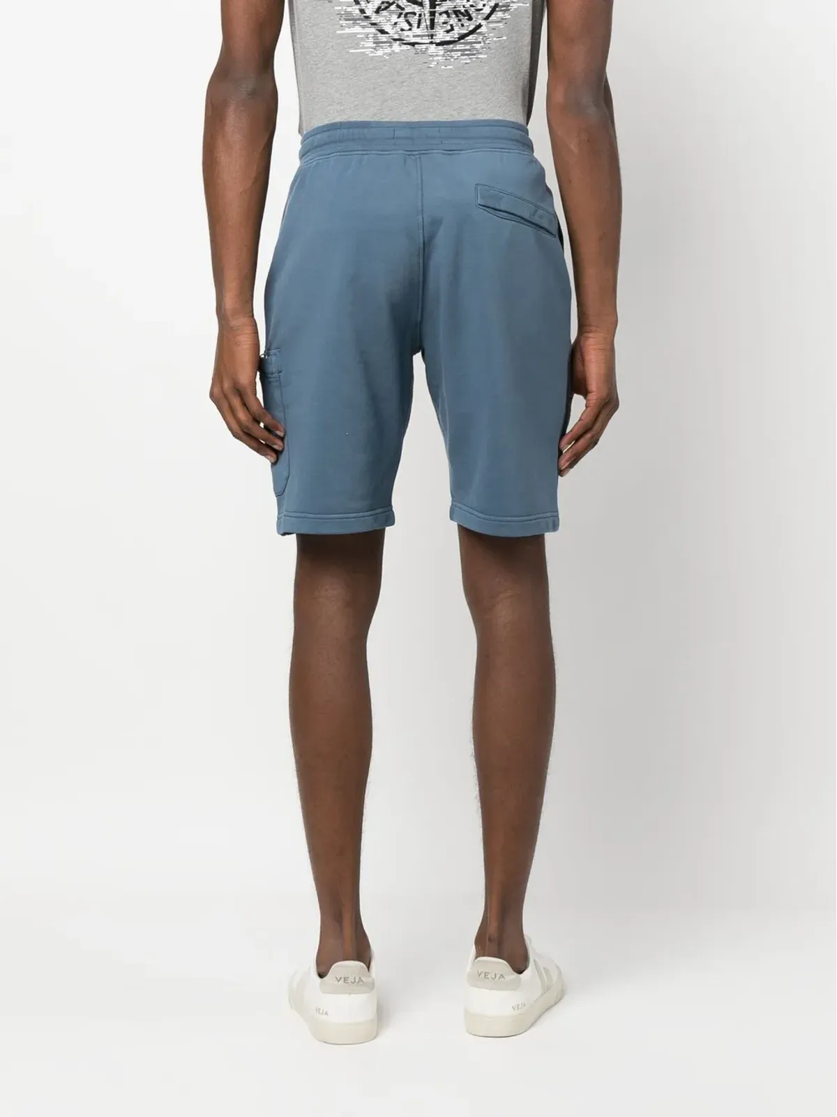 Stone Island ロゴパッチディテールショーツ - 画像4