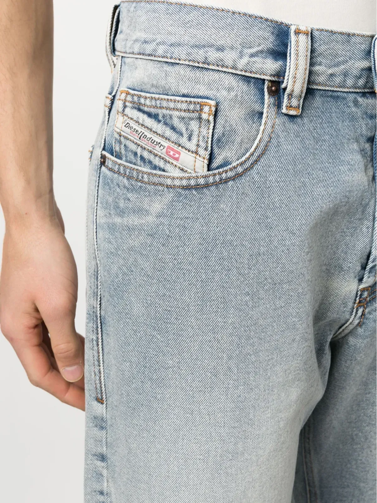 Diesel デニムストレートジーンズ - Blue - 画像5