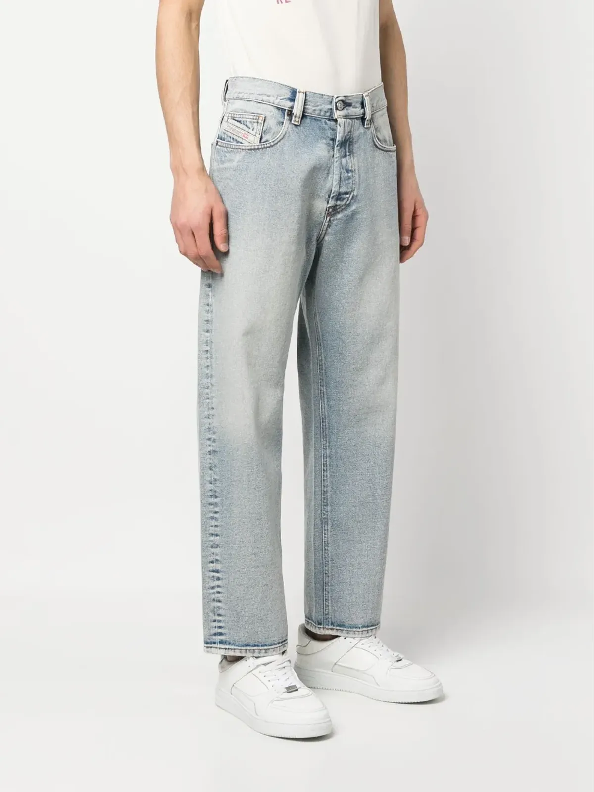 Diesel デニムストレートジーンズ - Blue - 画像3