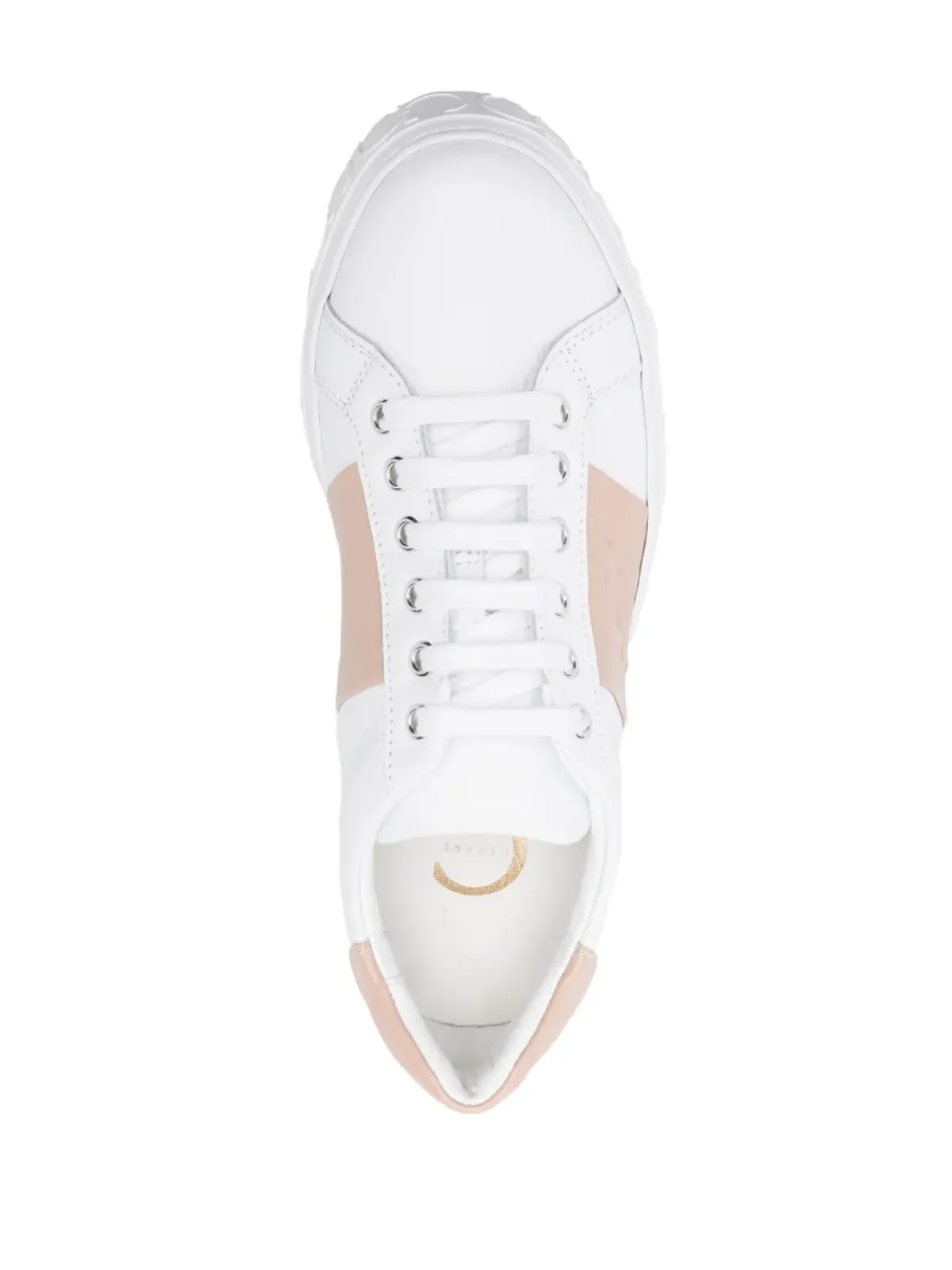 Casadei パネルデザインスニーカー - White - 画像4