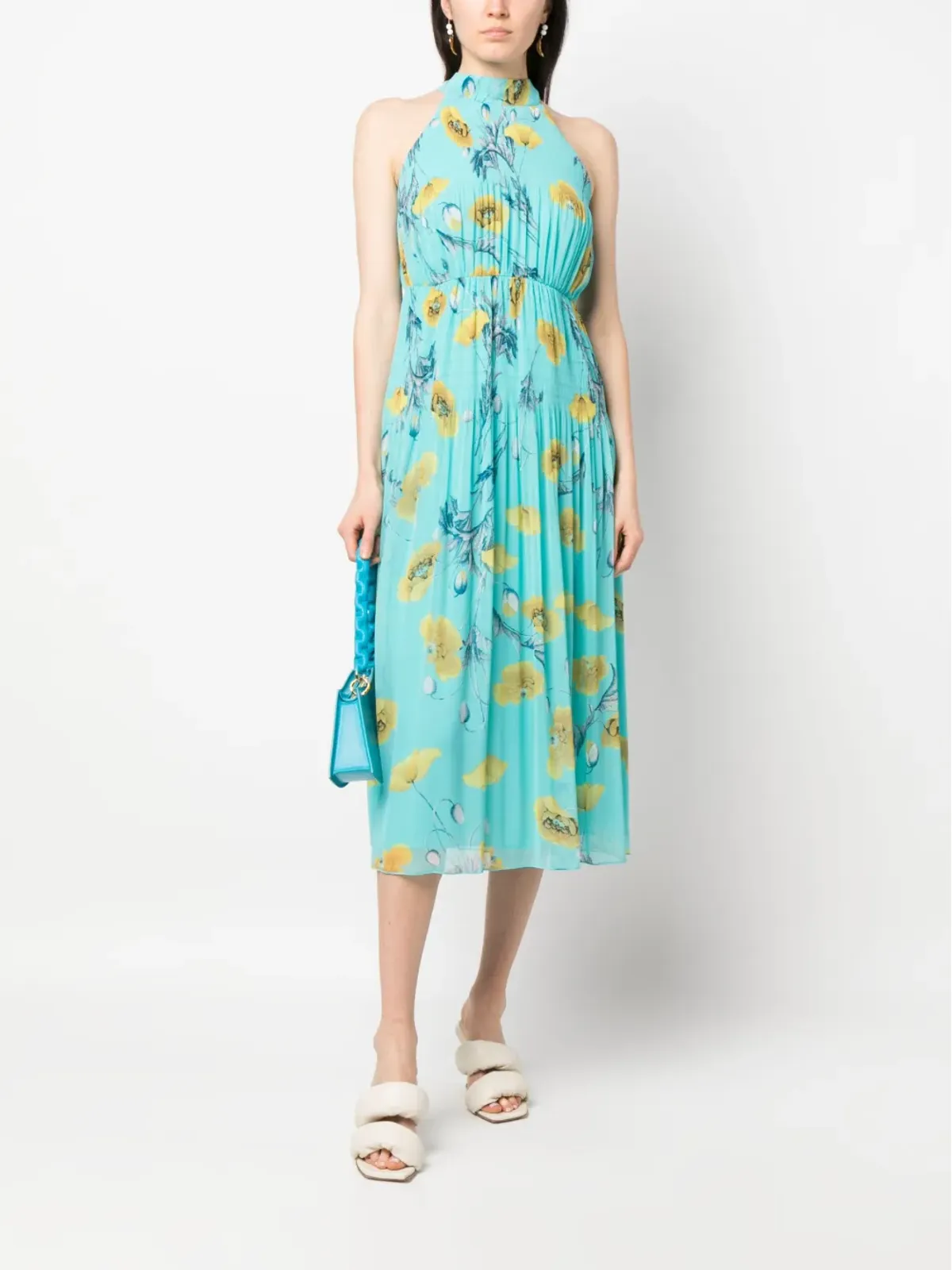 DVF Diane von Furstenberg ルパン ノースリーブドレス - 画像2