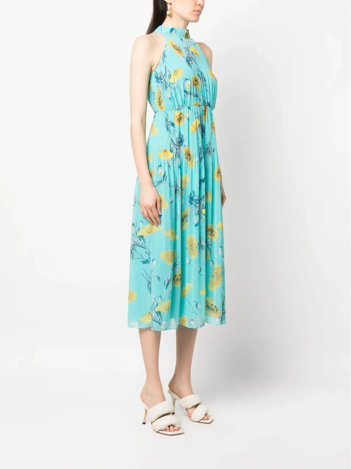 DVF Diane von Furstenberg ルパン ノースリーブドレス - 画像3
