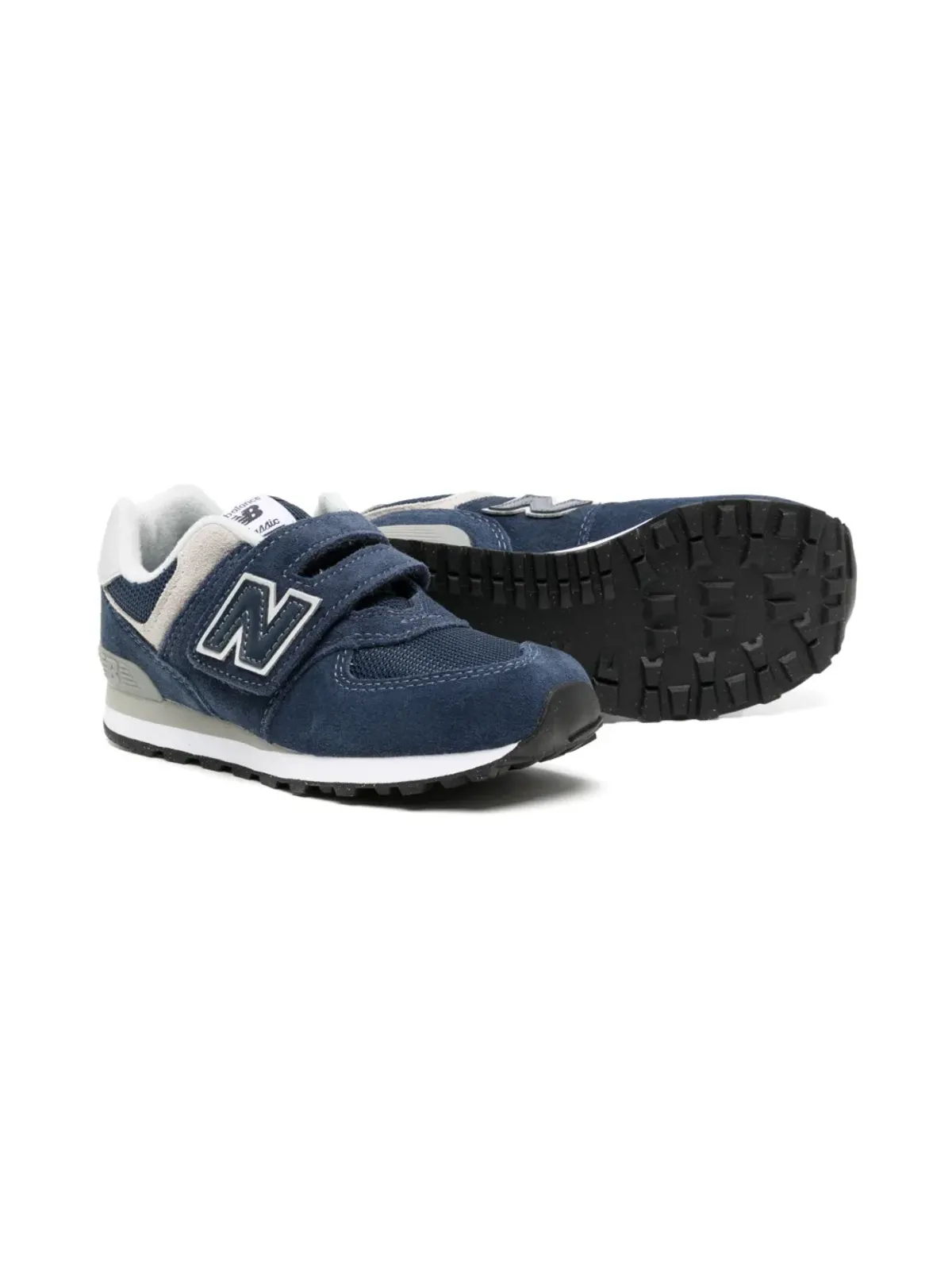 New Balance Kids ロゴパッチスニーカー - 画像2