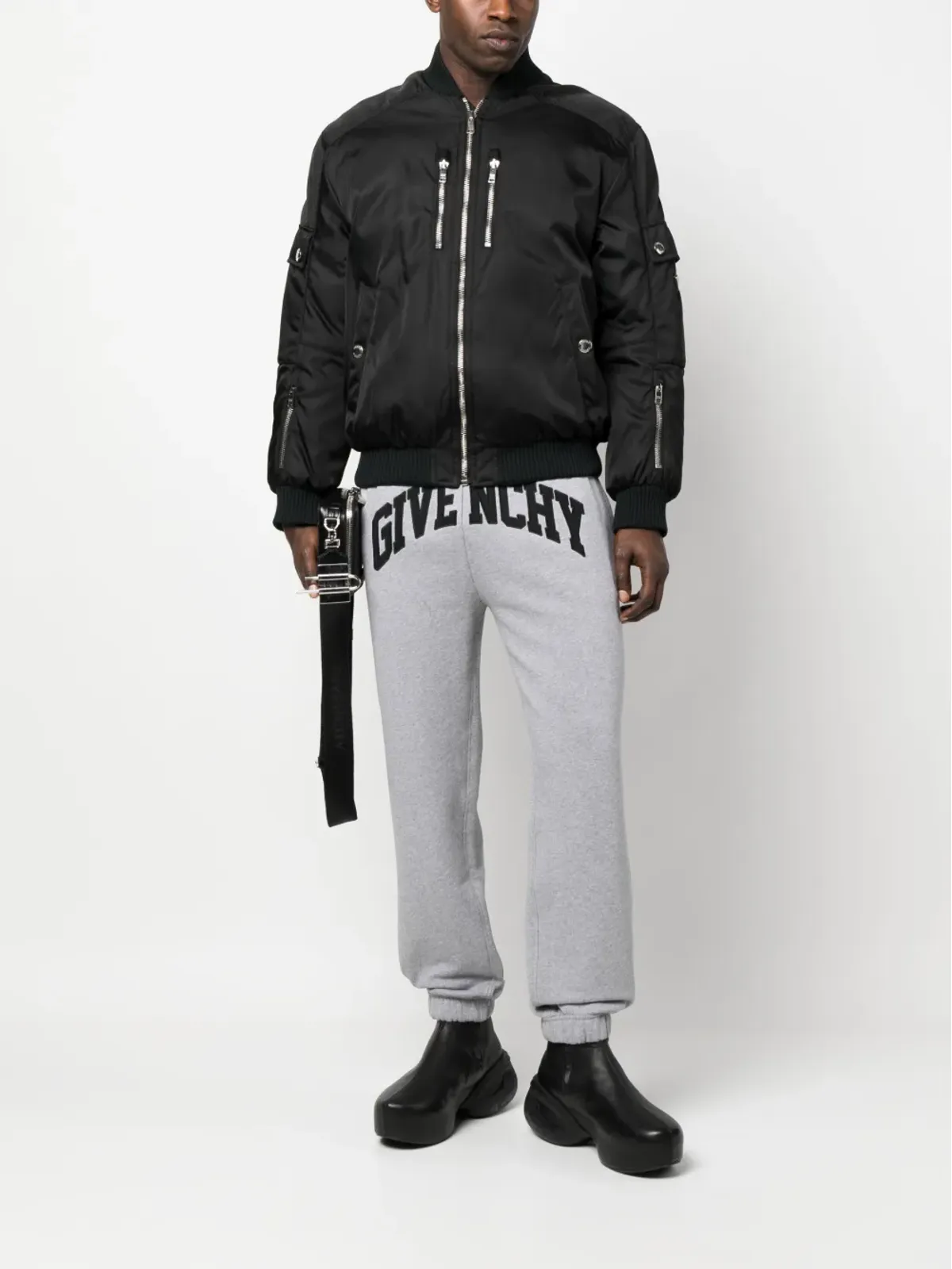 Givenchy ロゴパッチ コットン トラックパンツ - 画像2