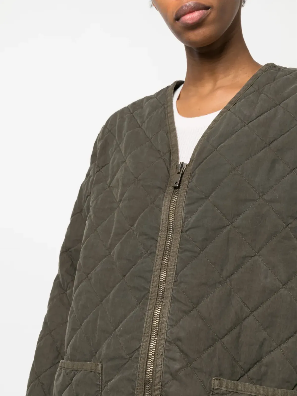 Golden Goose キルテッドジップアップジャケット - 画像5