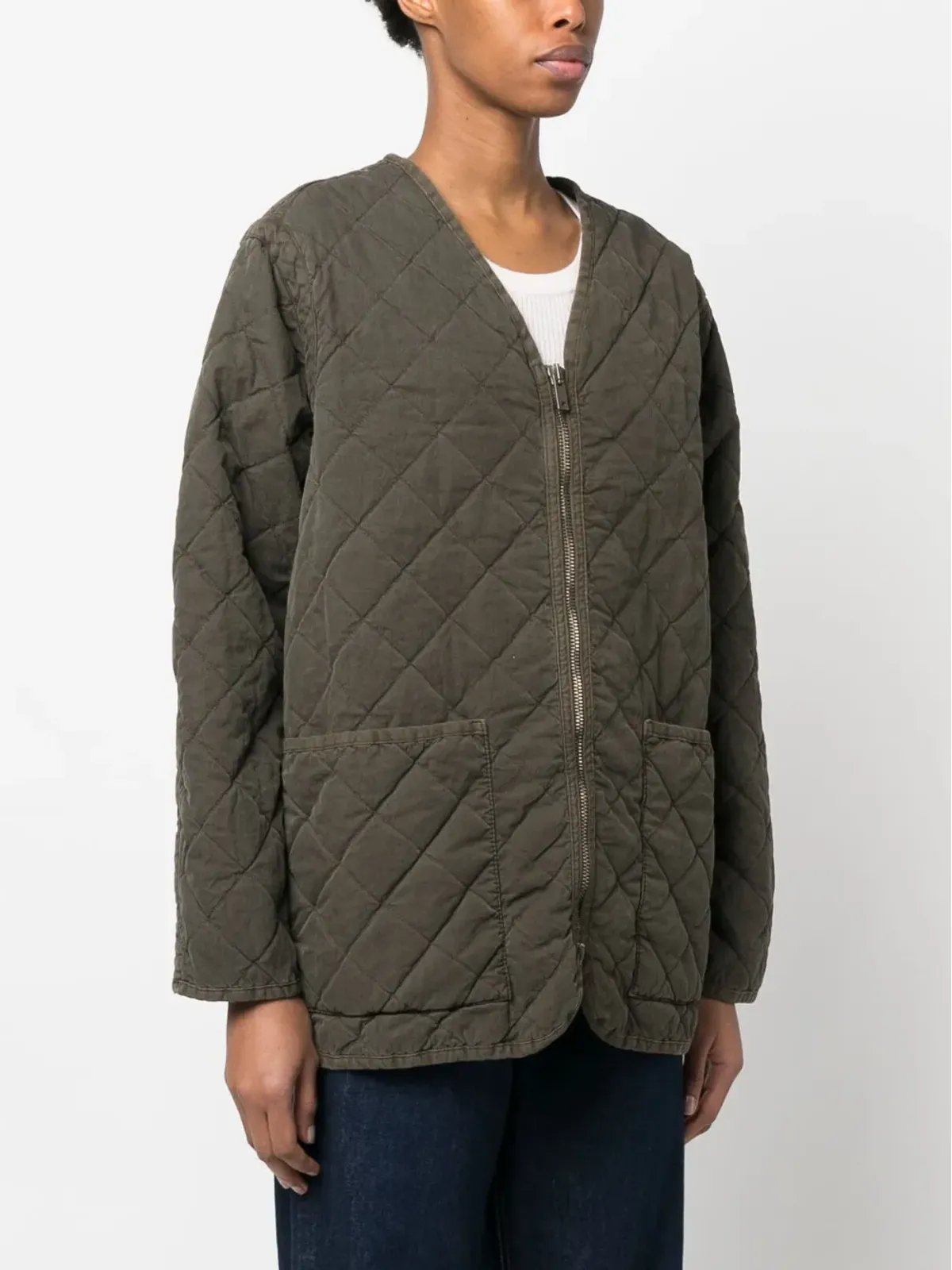 Golden Goose キルテッドジップアップジャケット - 画像3