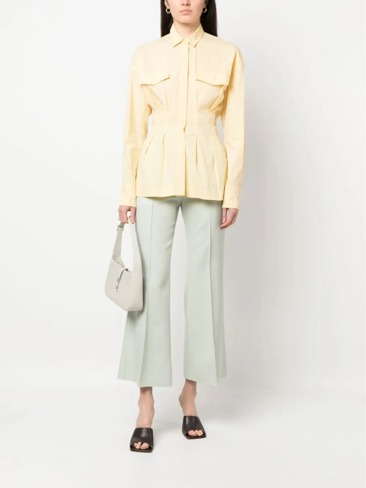 Lanvin クロップドフレアパンツ - 画像2