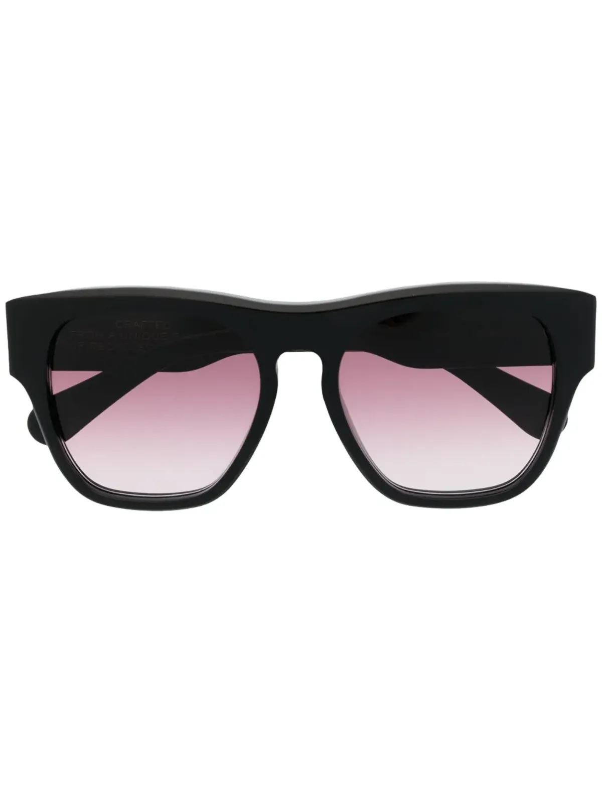 Chloé Eyewear ポリッシュドスクエアフレーム サングラス - ブラック - 画像1