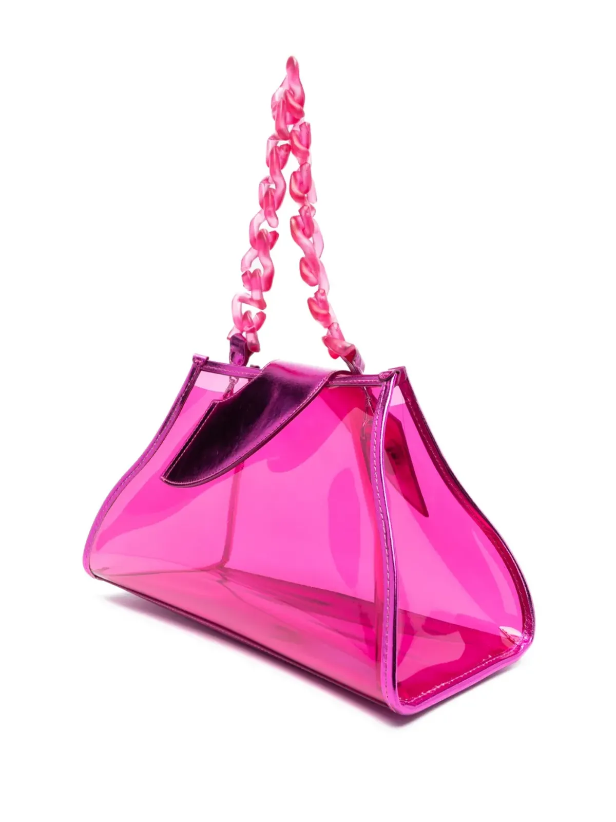 GCDS medium Comma tote bag - Pink - 画像3