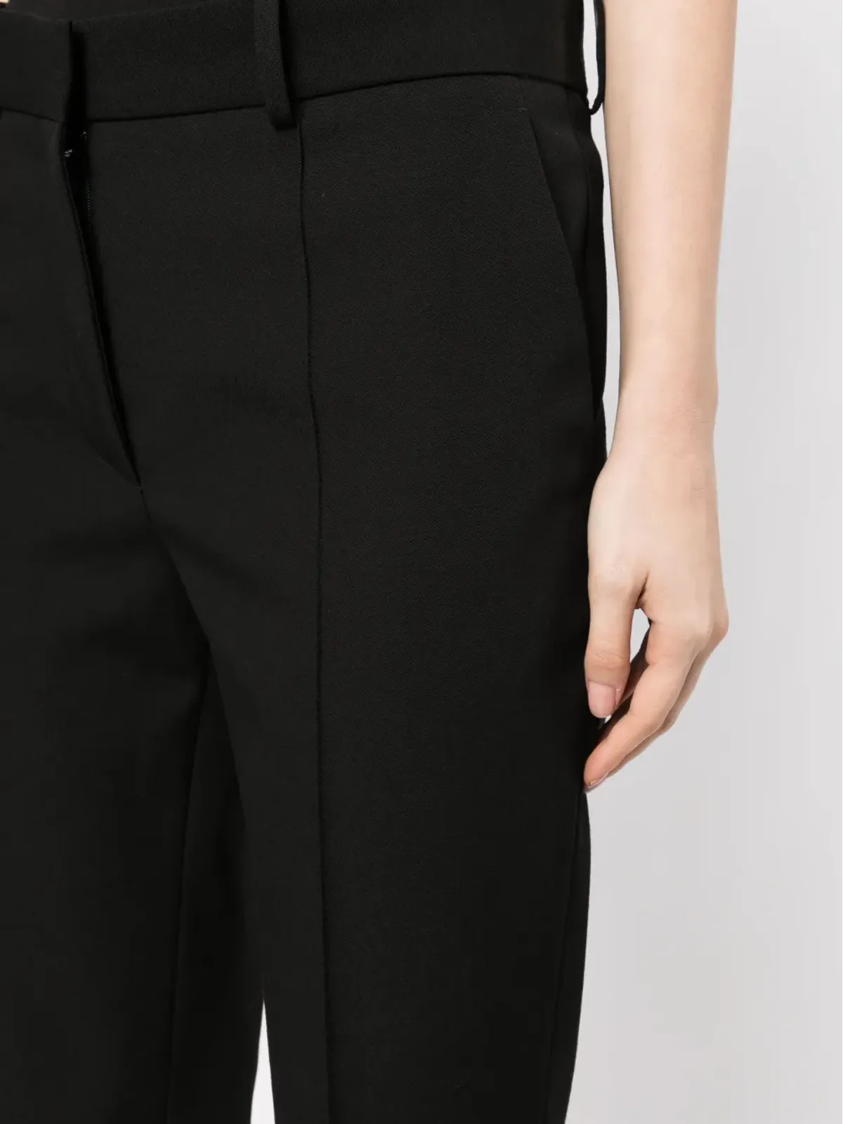 Lanvin ハイライズ・ストレートレッグパンツ ブラック - 画像5