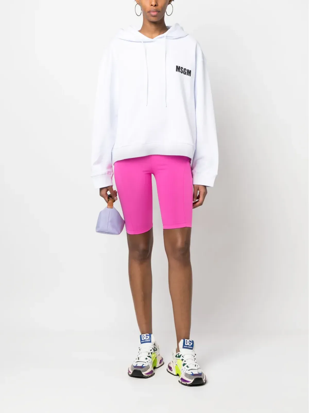 MSGM ハイウエストストレッチショーツ - 画像2