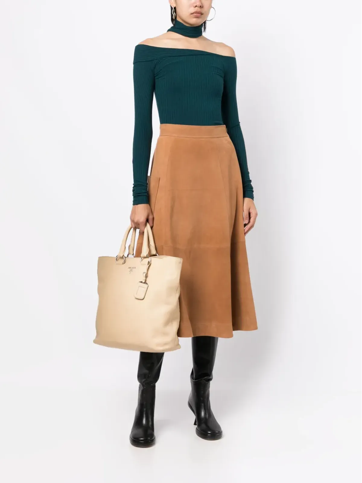 Prada Pre-Owned ロゴ入りツーウェイバッグ - Yellow - 画像2