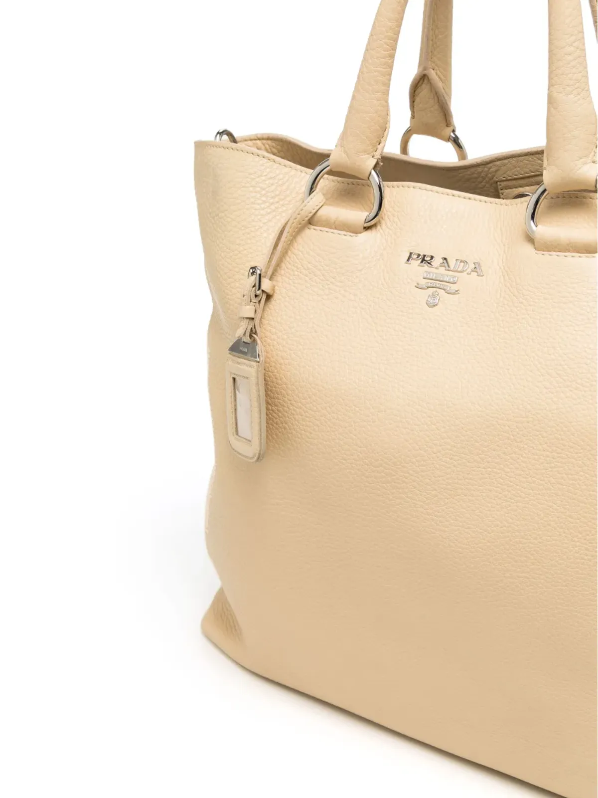 Prada Pre-Owned ロゴ入りツーウェイバッグ - Yellow - 画像4