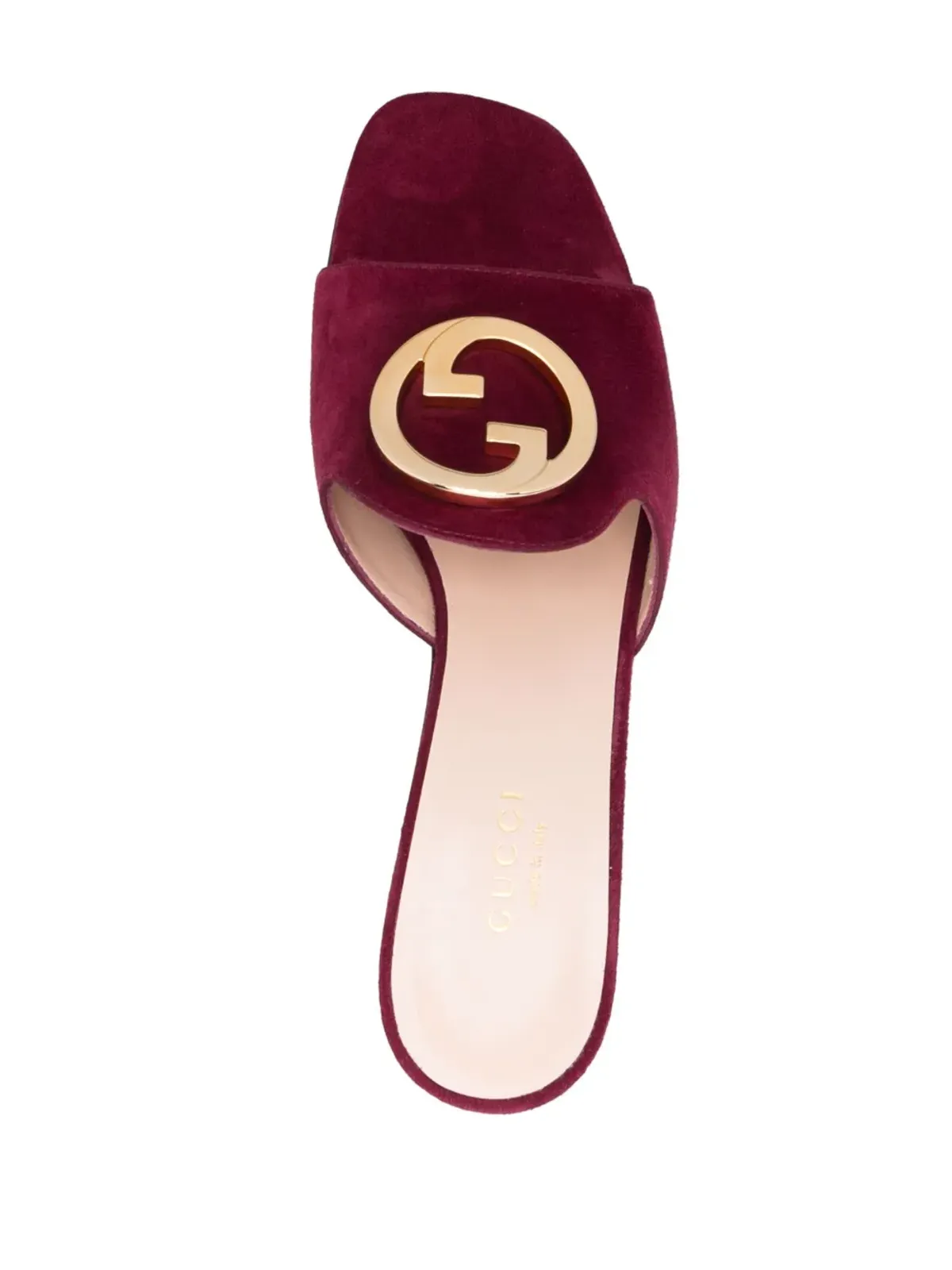 Gucci ブロンディ インターロッキングG サンダル - パープル - 画像4