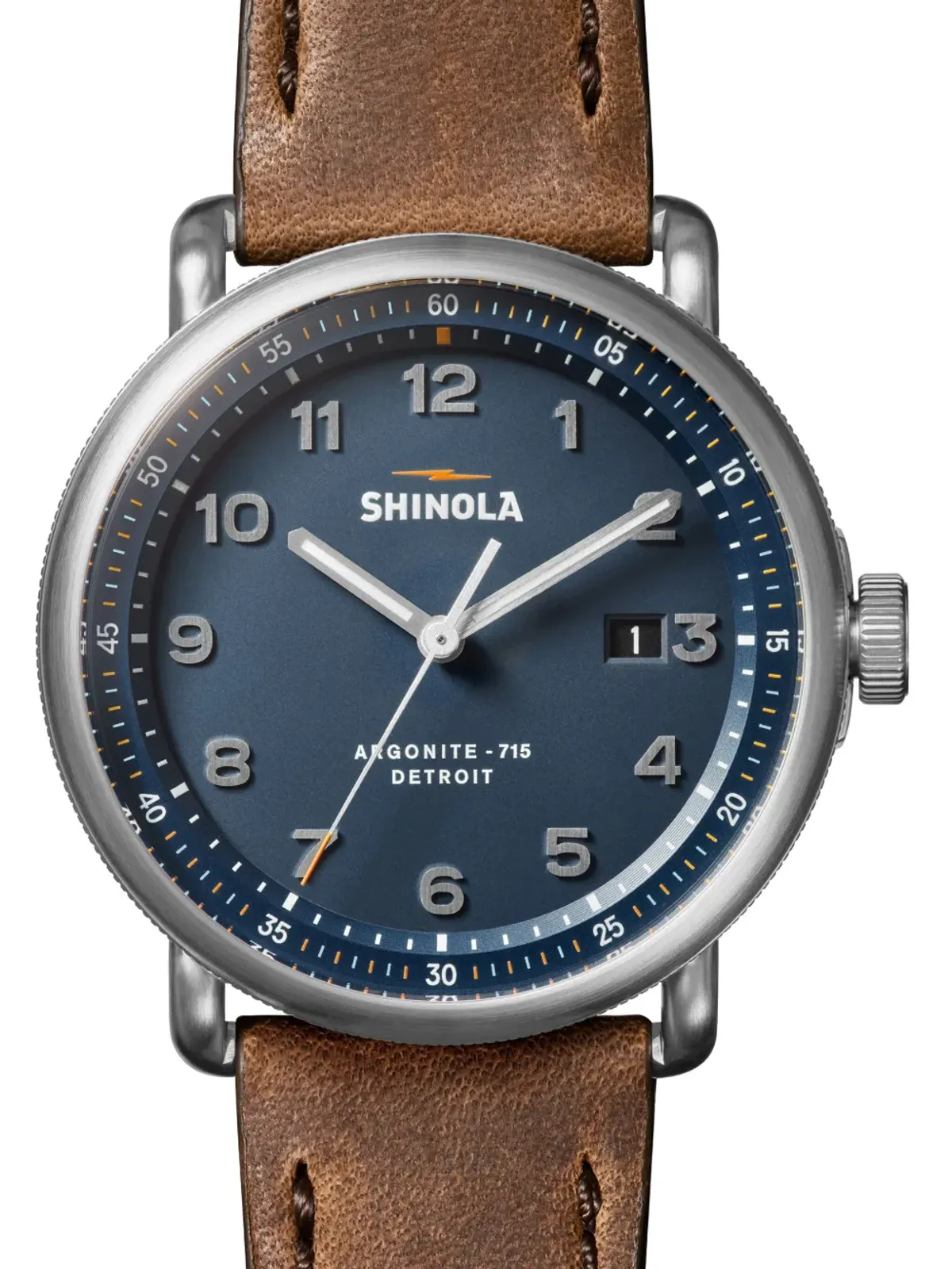 Shinola Canfield モデル C56 3HD ブルー - 画像2