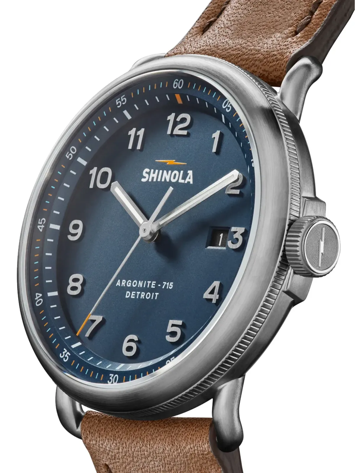 Shinola Canfield モデル C56 3HD ブルー - 画像3