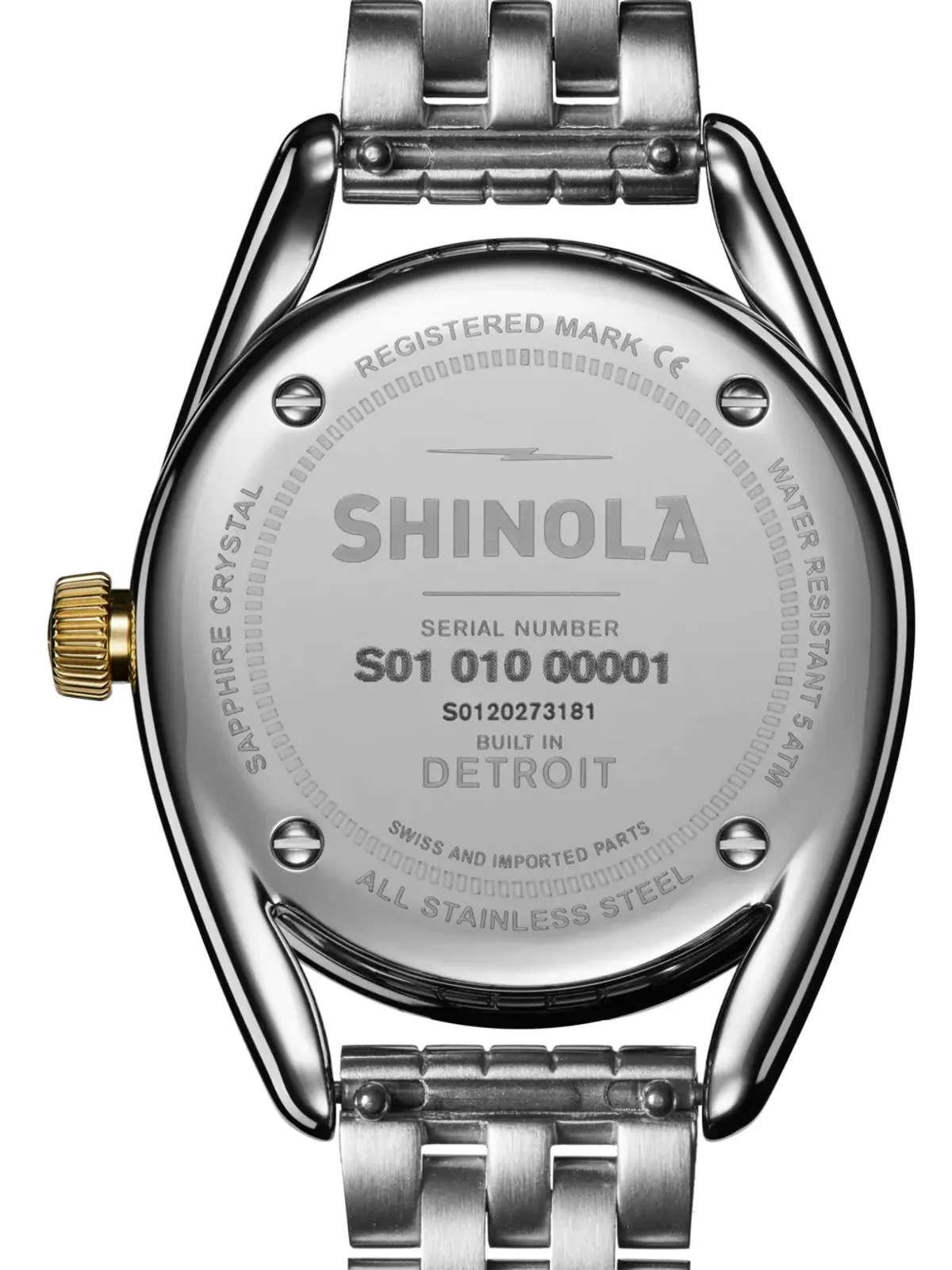 Shinola Derby 2H 30.5mm - Silver - 画像5