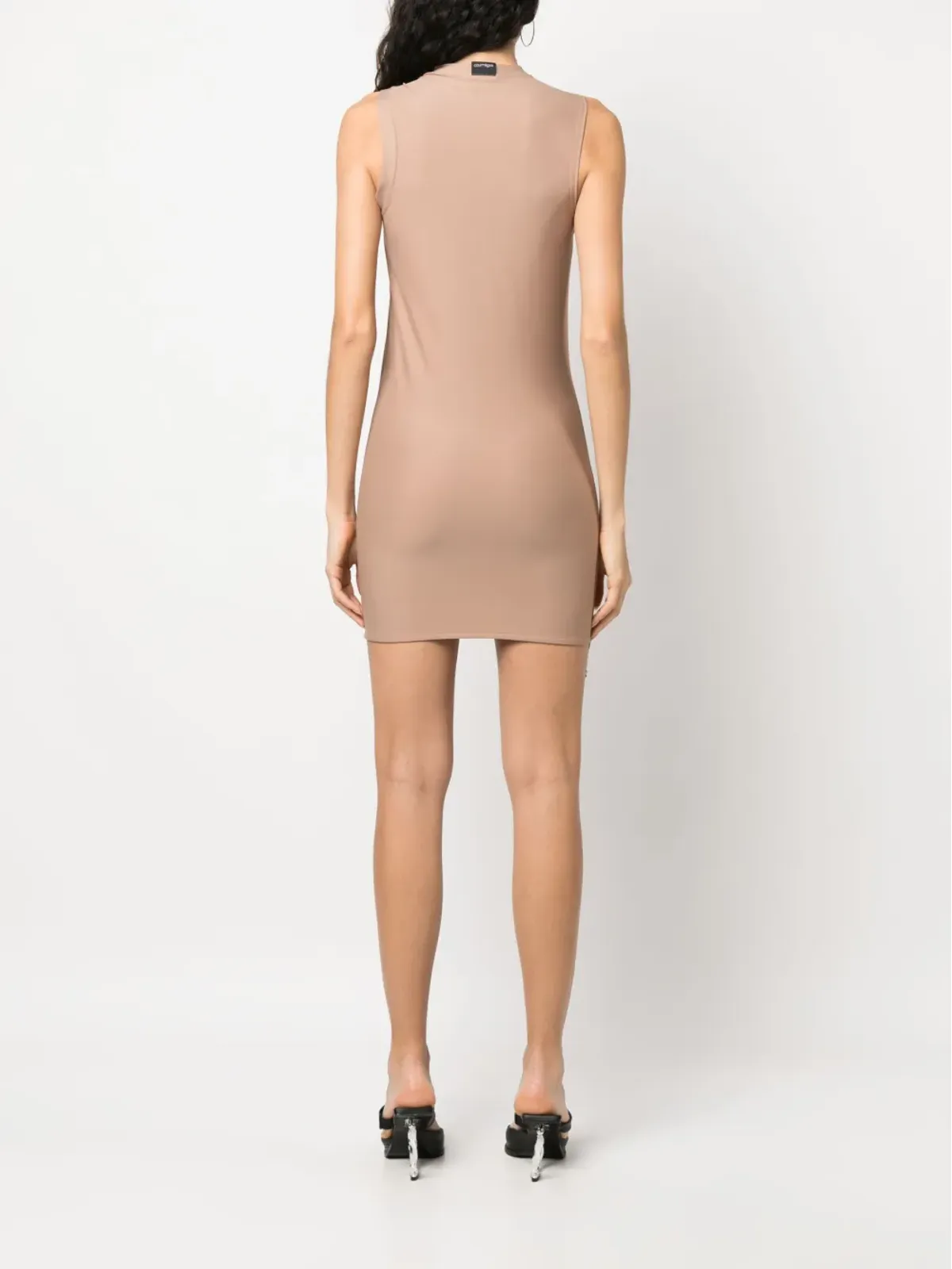 Courrèges ツイストディテール・サスペンダー付きミニドレス - 画像4