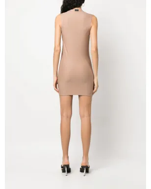 Courrèges ツイストディテール・サスペンダー付きミニドレス - サムネイル4