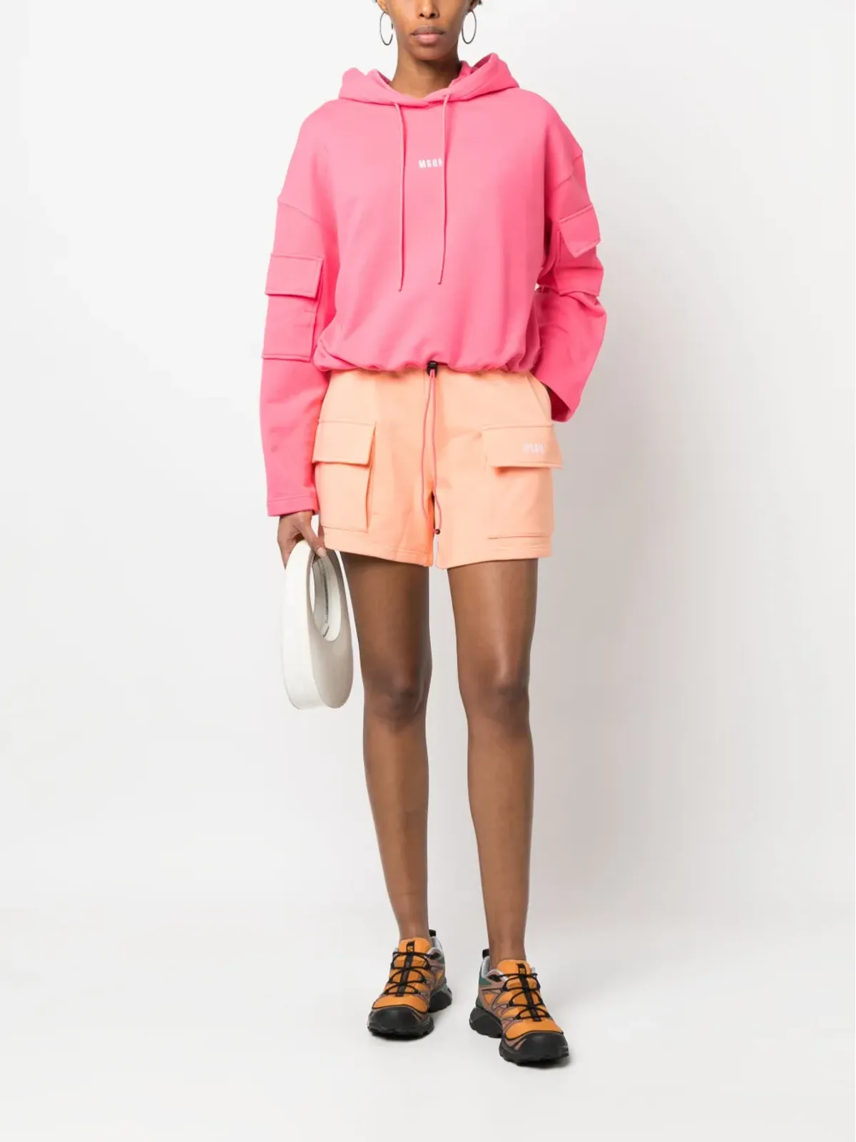 MSGM ジャージー編みミニショーツ - 画像2