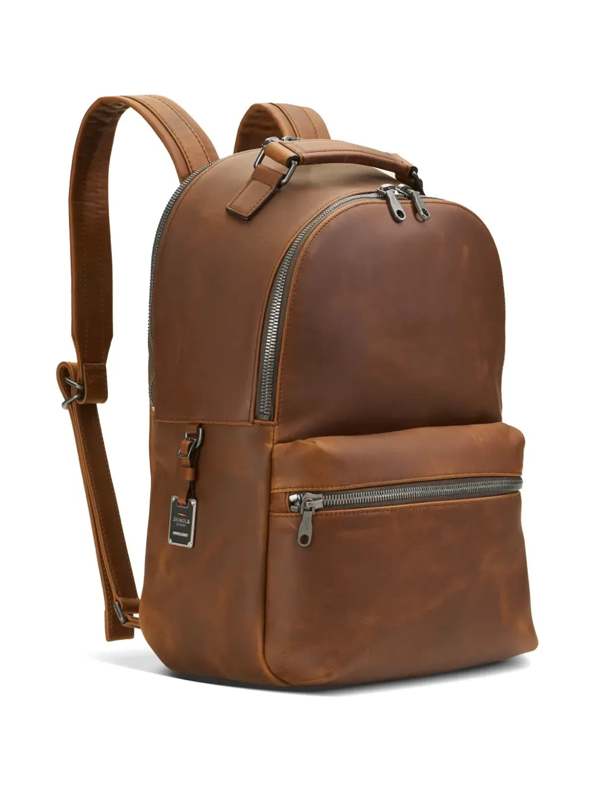 Shinola ランウェル レザー バックパック - 画像3