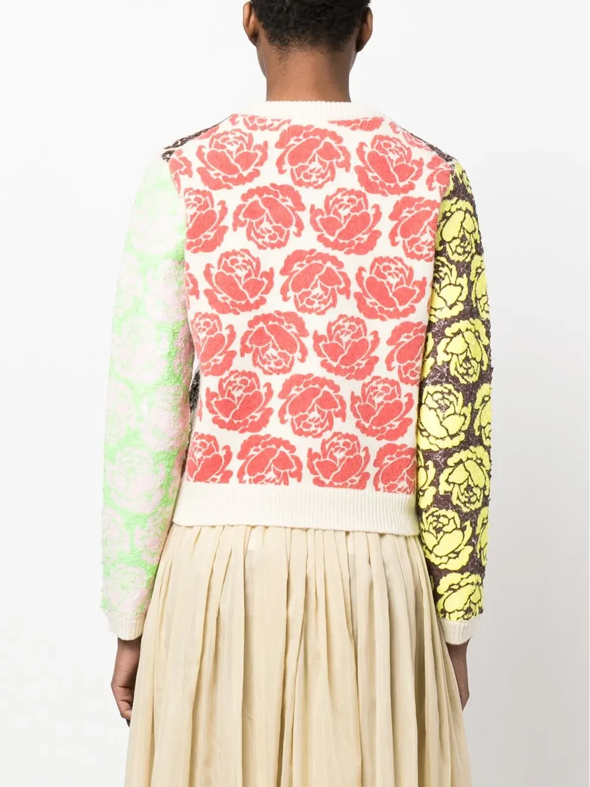 Tory Burch 花柄モチーフジップアップカーディガン - 画像4